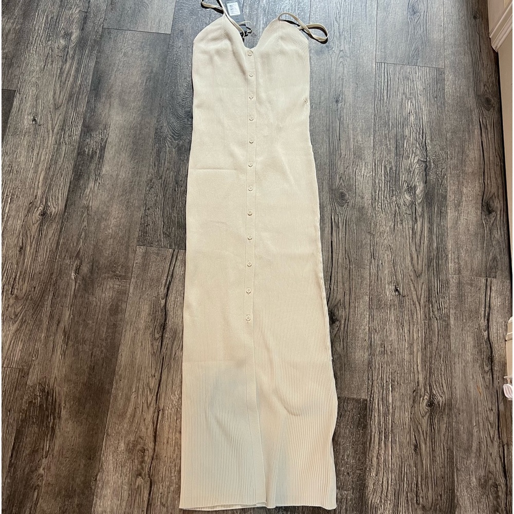 Cream Sweater Dress M